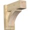 Ekena Millwork Thorton Block Rough Sawn Outlooker, Douglas Fir, 6"W x 14"D x 14"H OUT06X14X14THR05RDF - alternate 1